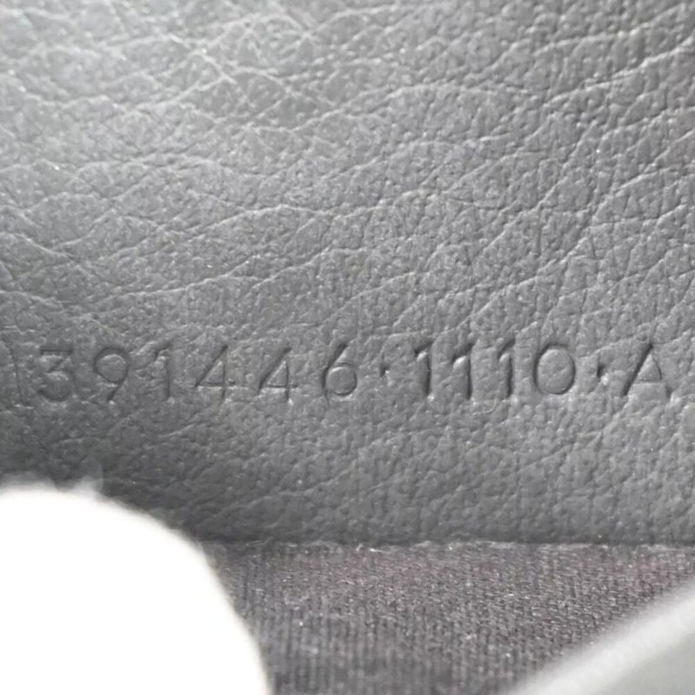 Balenciaga Wallet Trifold Wallet Mini Wallet Gray Leather 67 Bs134 - Picture 12 of 13